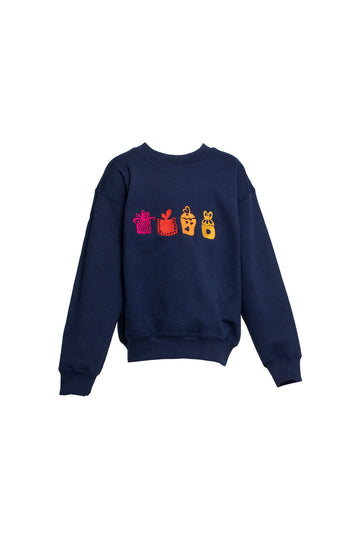 Kids Christmas Sweater| Blue