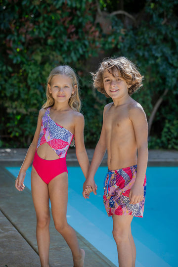 Kids Sienna Onepiece | Ice Pop - Fuchsia