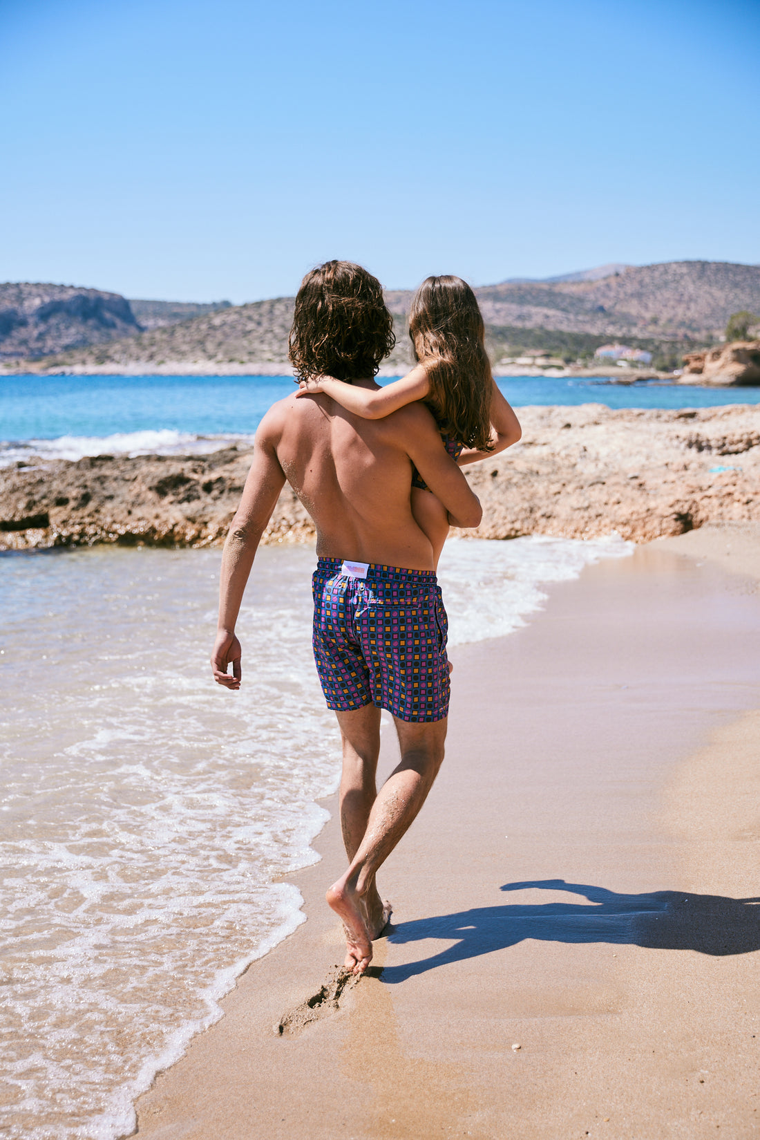 Men's Swim Shorts | Geo Blue