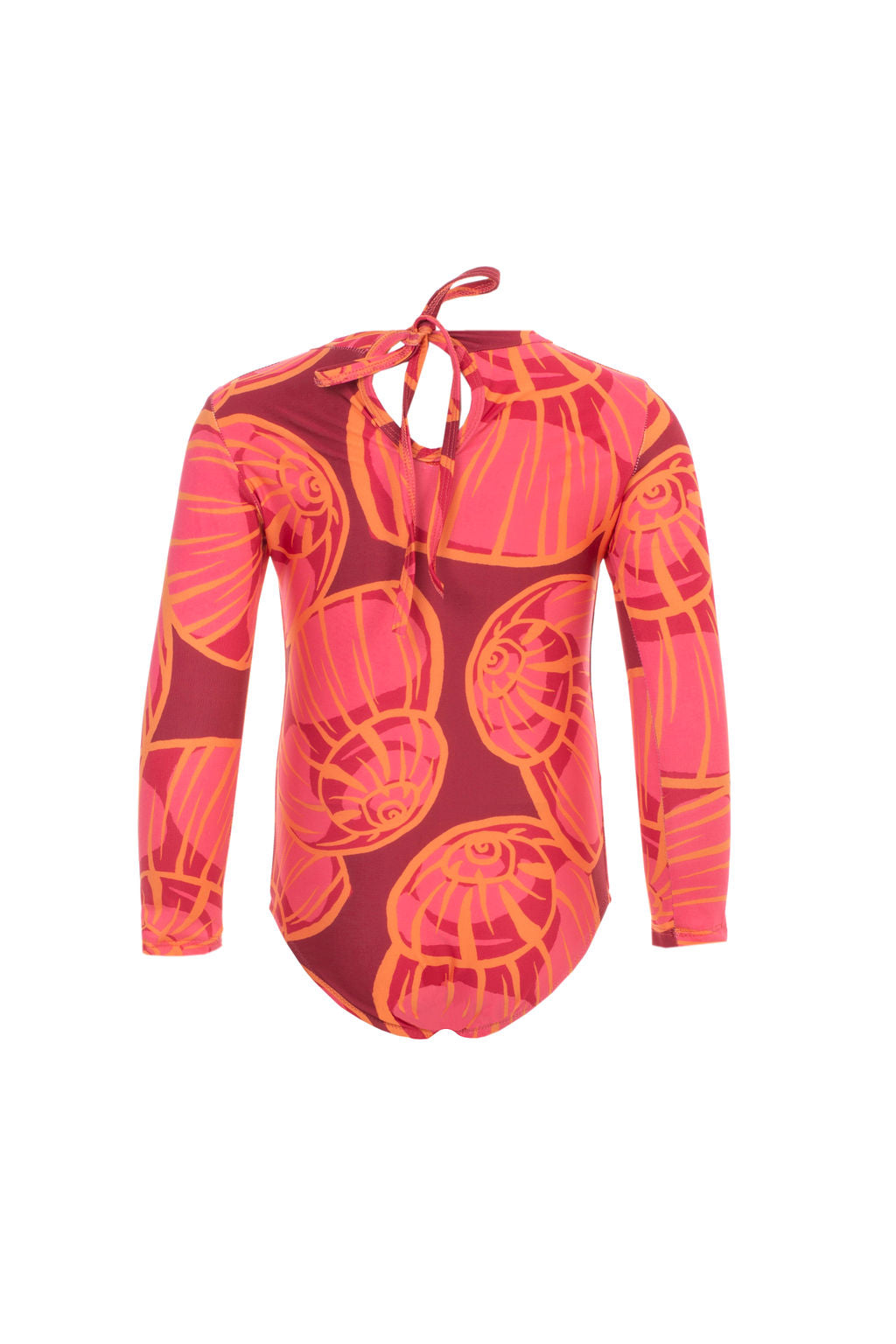 Kids Kelia Long-Sleeve Onepiece | Shells