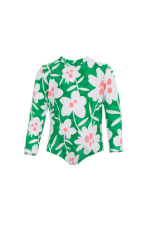 Kids Kelia Long-Sleeve Onepiece | Floral