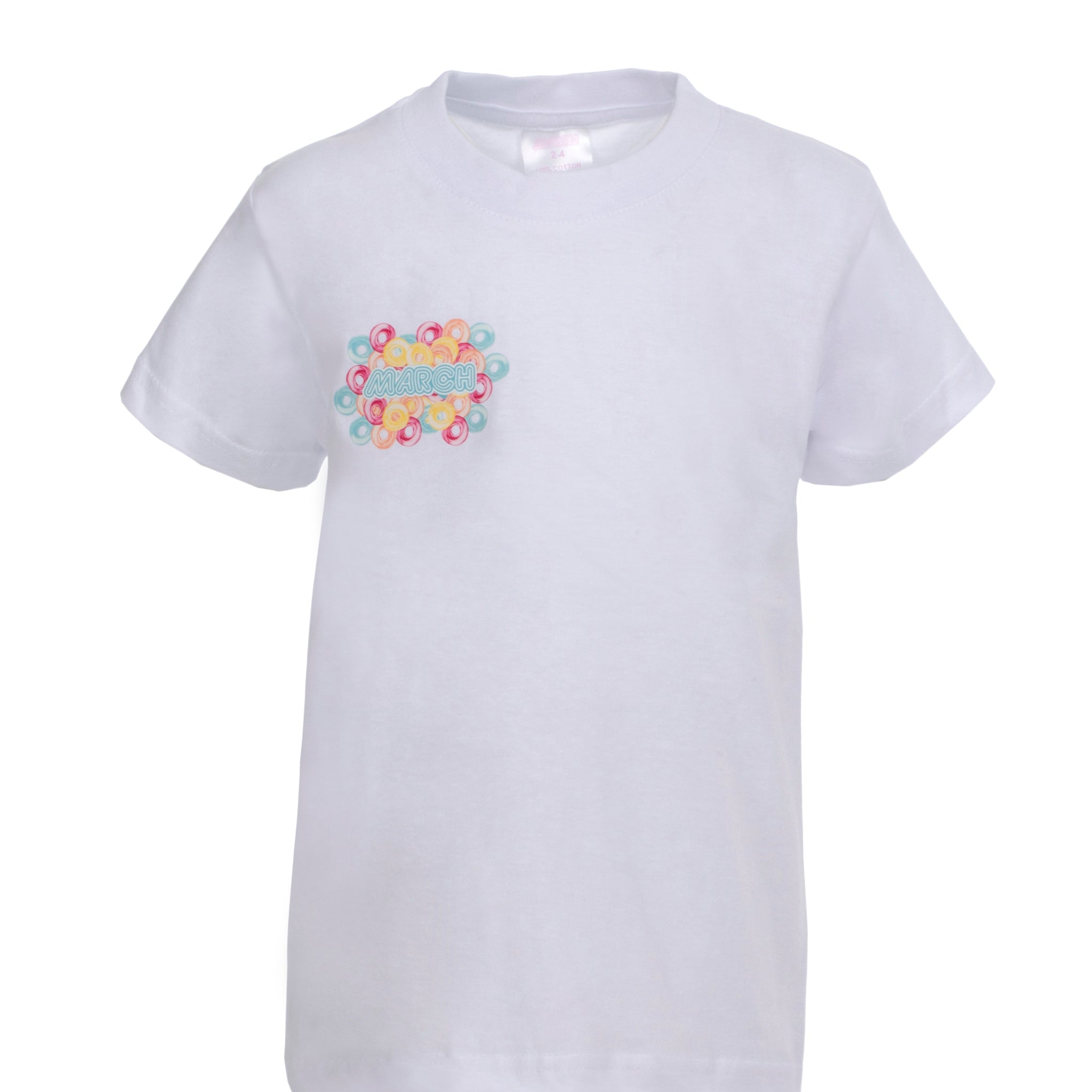 Kids T Shirt Unisex| White Donuts