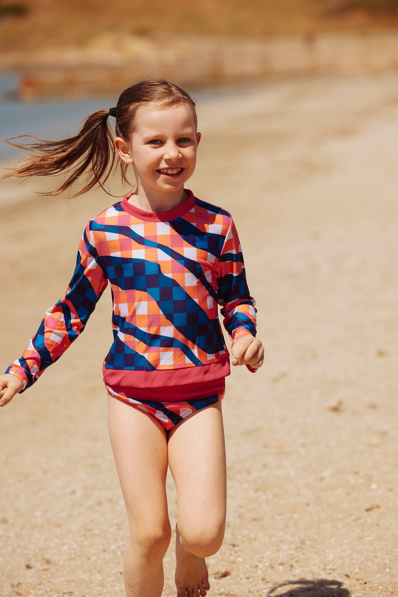 Kids Monica Long-Sleeve Bikini | Bingham