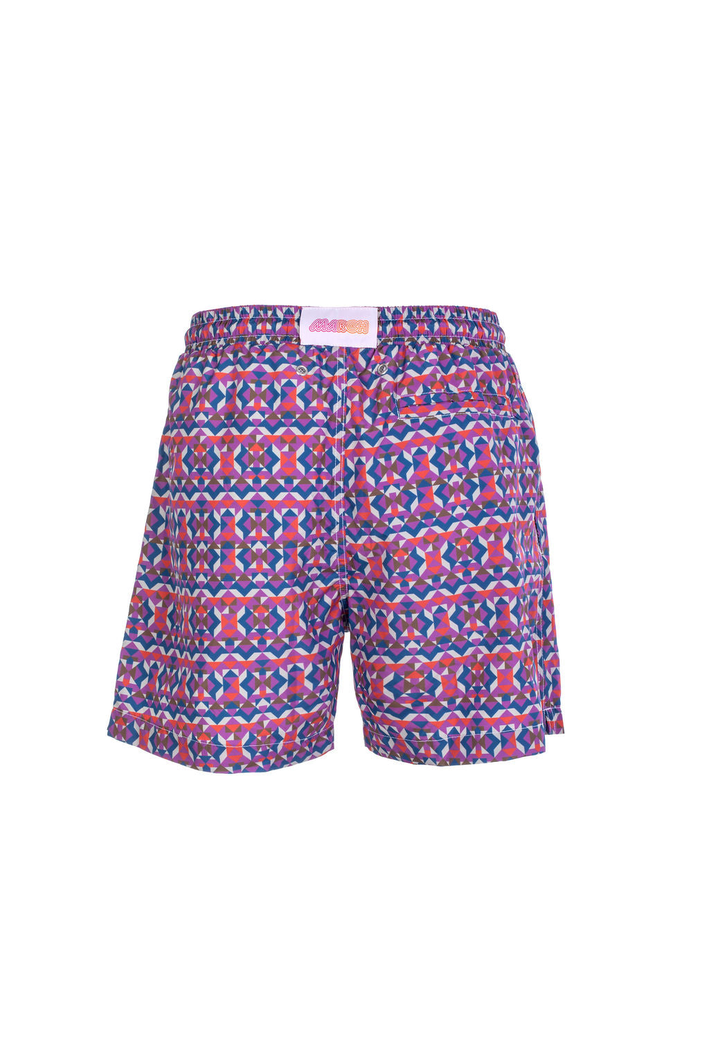 Men's Swim Shorts | Geo Purple
