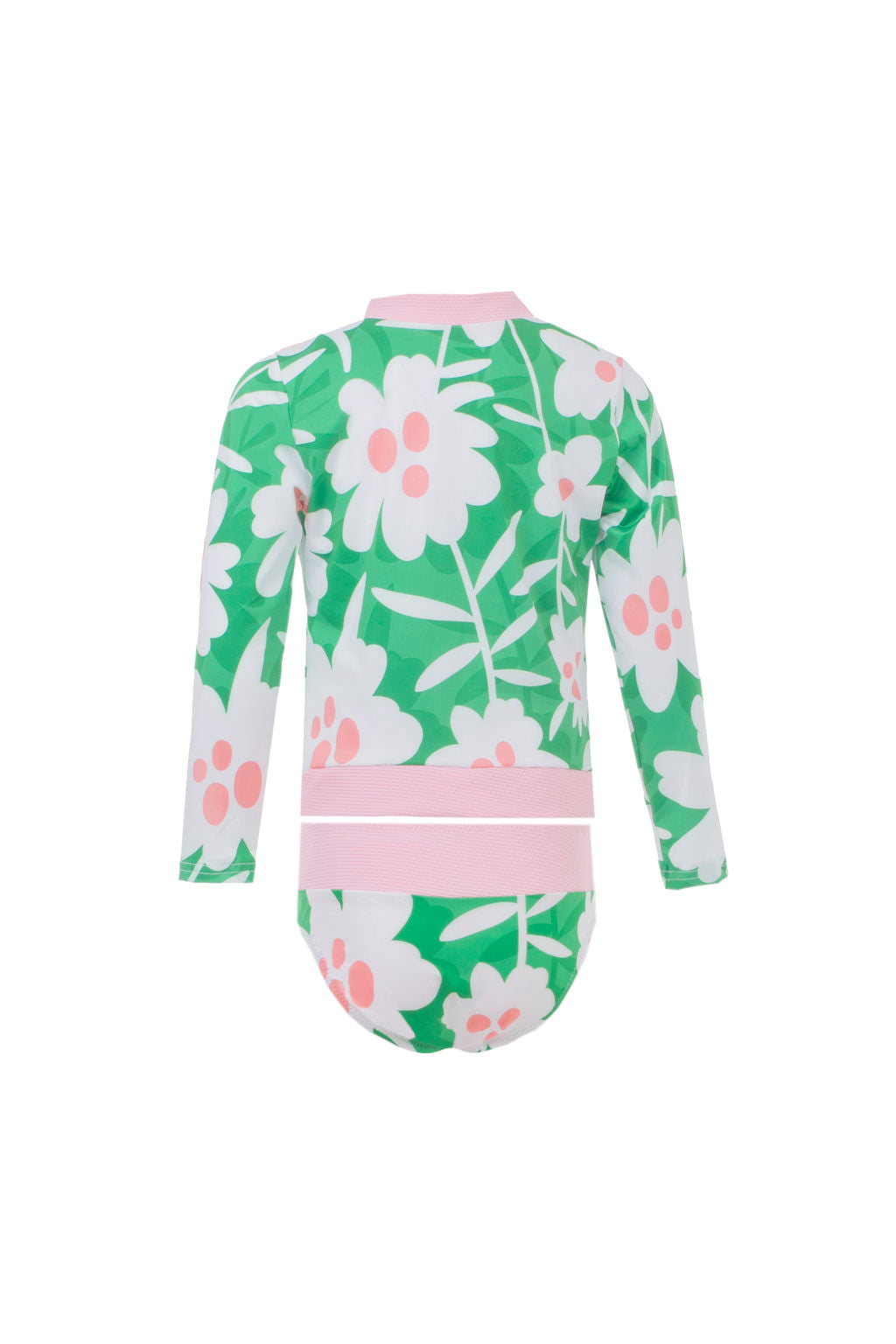 Kids Monica Long-Sleeve Bikini | Floral