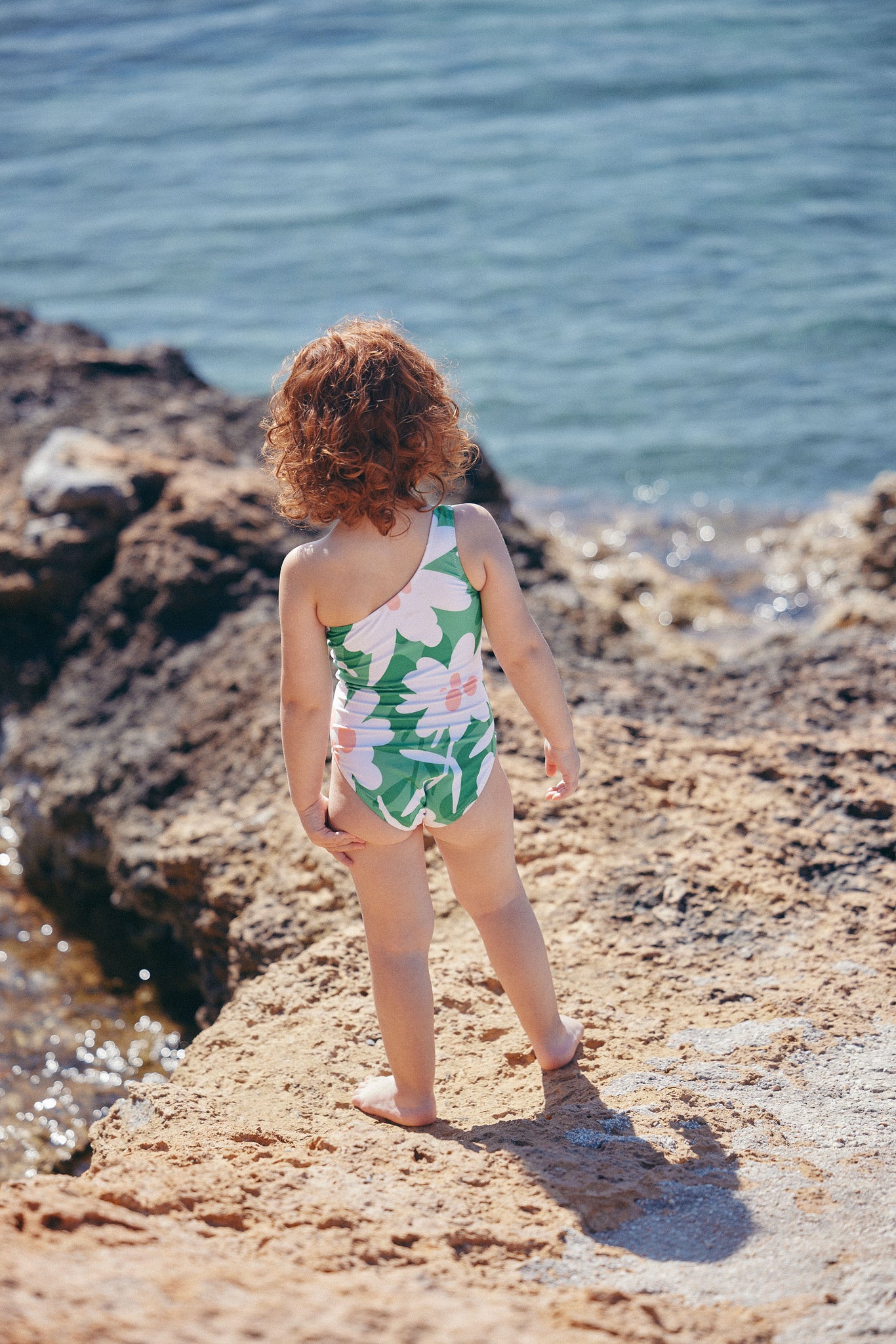 Kids Sienna Onepiece | Floral - Baby Pink