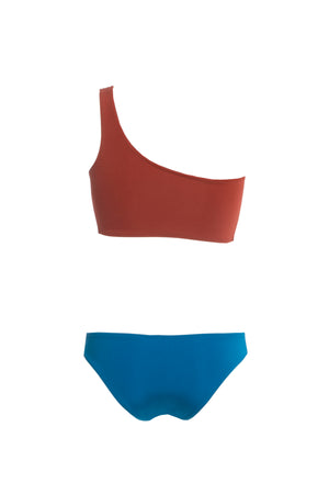 Sienna Bikini | Blue - Brick