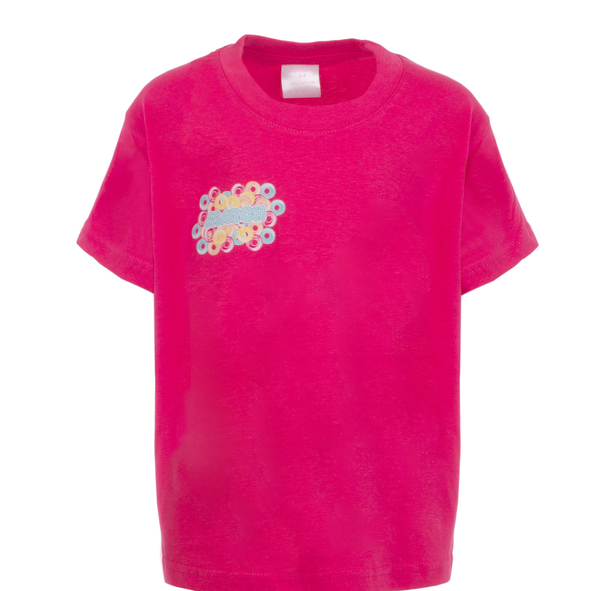 Kids T Shirt Unisex| Fuchsia Donuts