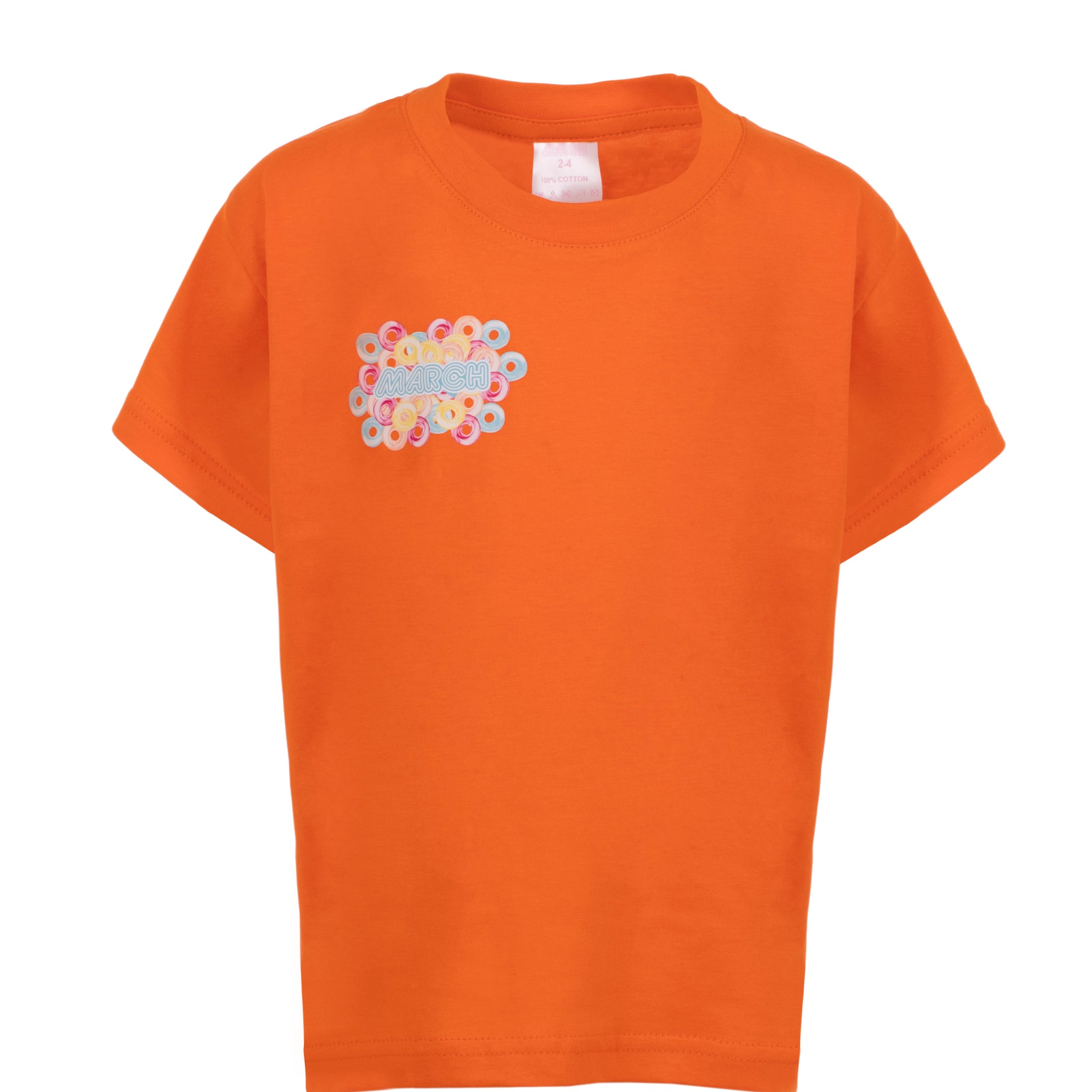 Kids T Shirt Unisex| Orange Donuts