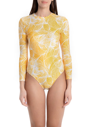 Kelia Open back One piece | Honey