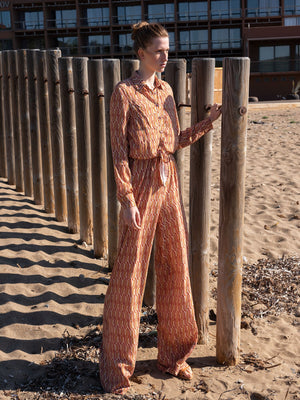 Print Jumpsuit | Sunset