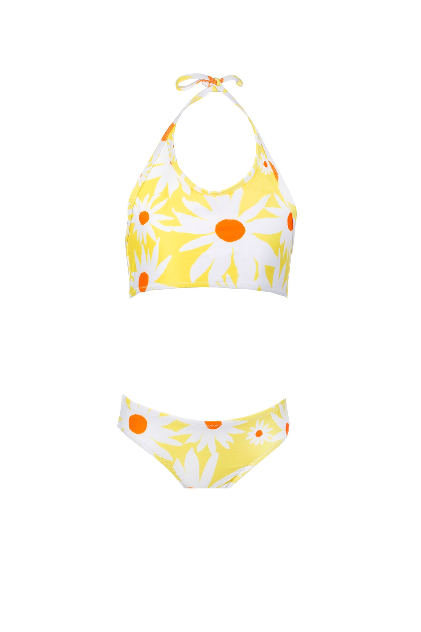 Kids Emma Halterneck Bikini | Daisies