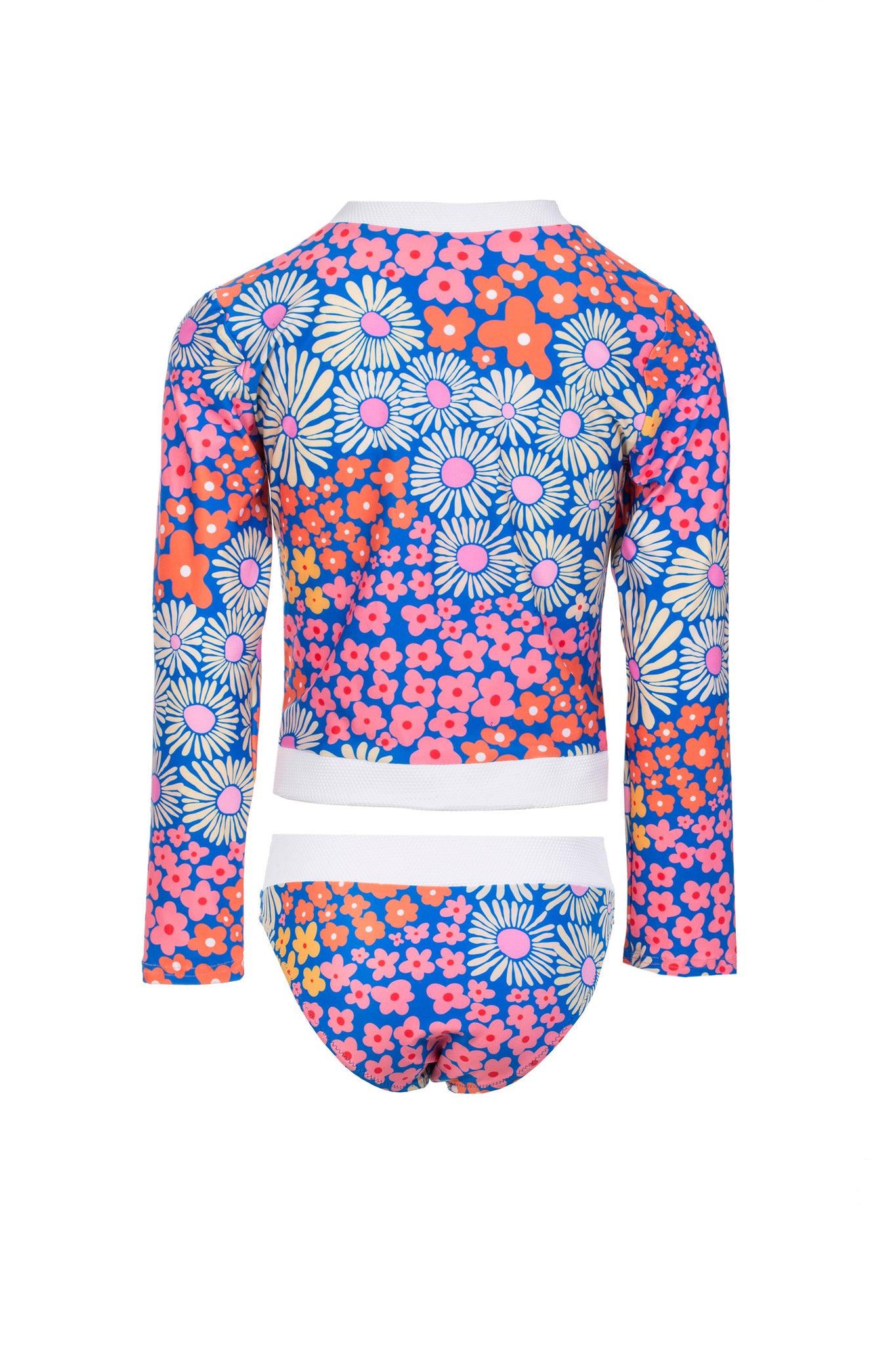 Kids Monica Long-Sleeve Bikini | Floral